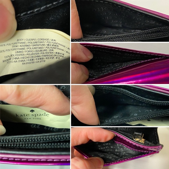 Kate Spade EUC Rainer Lane Iridescent Darla Keychain Wallet - Picture 6 of 7